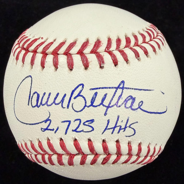 Carlos Beltran 2,725 Hits Signed Baseball Beckett Witness Holo