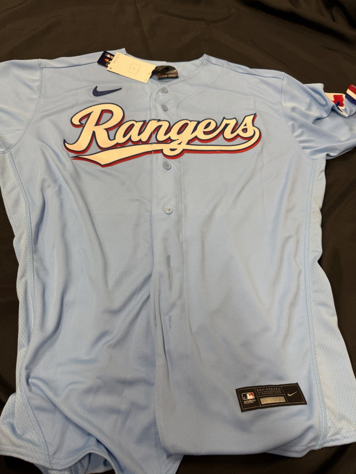 Corey Seager 23 WS Champs Signed Texas Rangers Authentic Jersey MLB Holo Fanatic