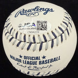 Randy Johnson Signed Seattle Mariners Team Stitch Logo Stat Baseball JSA