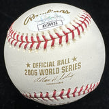 Kenny Rogers Signed 2006 World Series Baseball JSA 