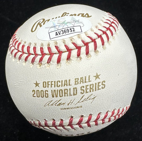 Kenny Rogers Signed 2006 World Series Baseball JSA 