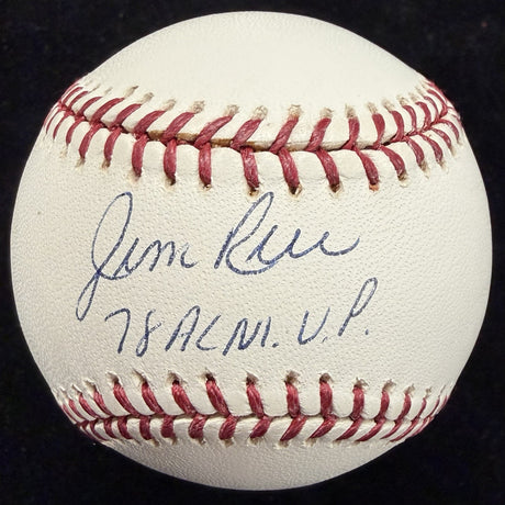 Jim Rice 78 AL MVP Signed Baseball Tristar Hologram 