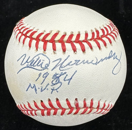 Willie Hernandez 1984 AL MVP Signed Baseball JSA