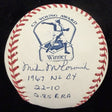 Mike McCormick 1967 NL CY Signed Cy Young Logo Stat Baseball JSA