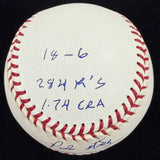 Pedro Martinez 97, 99, 00 Cy Young Signed Stat Baseball Set Beckett Witness Holo