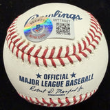 Albert Pujols Lou Gehrig Award 2009 Signed Gehrig Day Logo Baseball BAS Witness