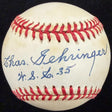 Charlie Gehringer WSC 35 Signed Baseball PSA/DNA