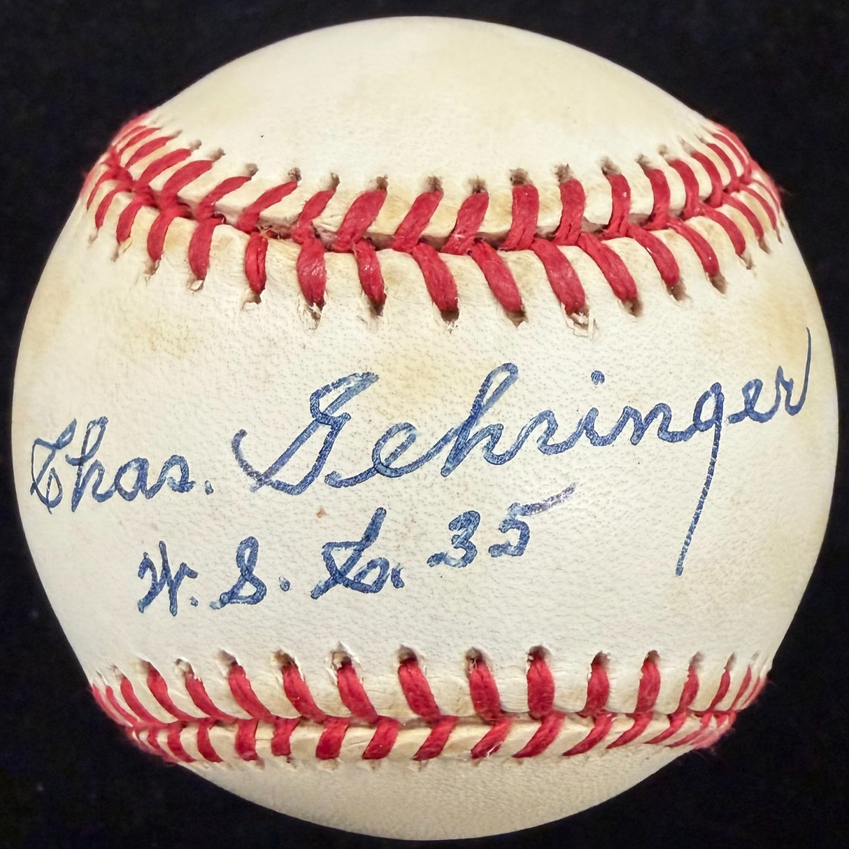 Charlie Gehringer WSC 35 Signed Baseball PSA/DNA
