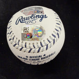 Aaron Judge Signed Yankees Team Stitch Logo Baseball MLB Holo Fanatics 