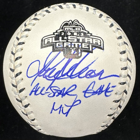 Garrett Anderson 2003 ASG MVP Signed 03 All Star Game Logo Baseball PSA/DNA