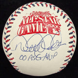 Derek Jeter 00 ASG MVP Signed 2000 All Star Game Logo Baseball MLB Holo