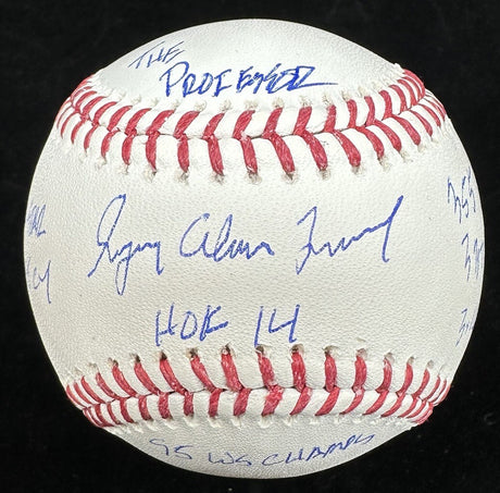 Gregory Alan Greg Maddux HOF Full Name Signed Stat Baseball JSA LOA