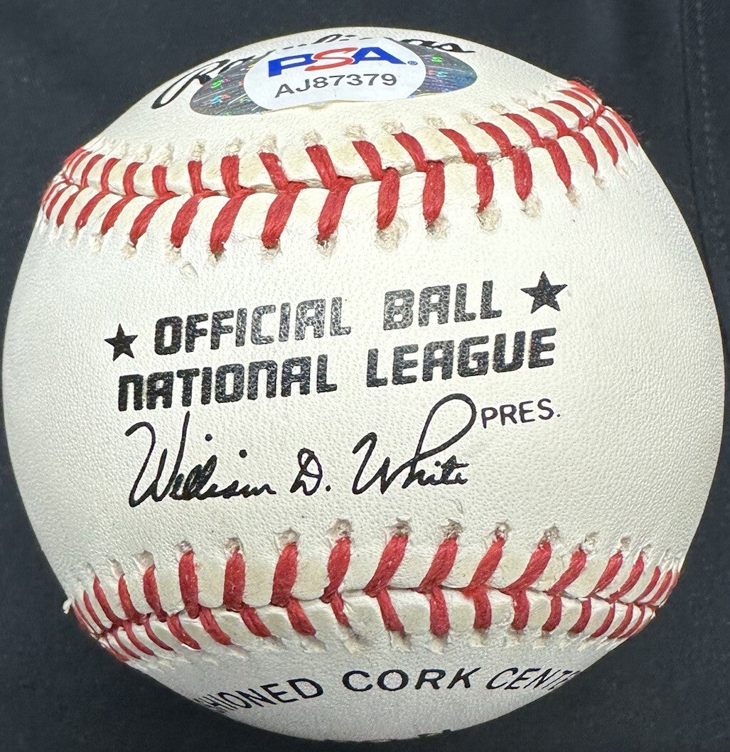Steve Garvey Full Name Signed Baseball PSA Holo Only 