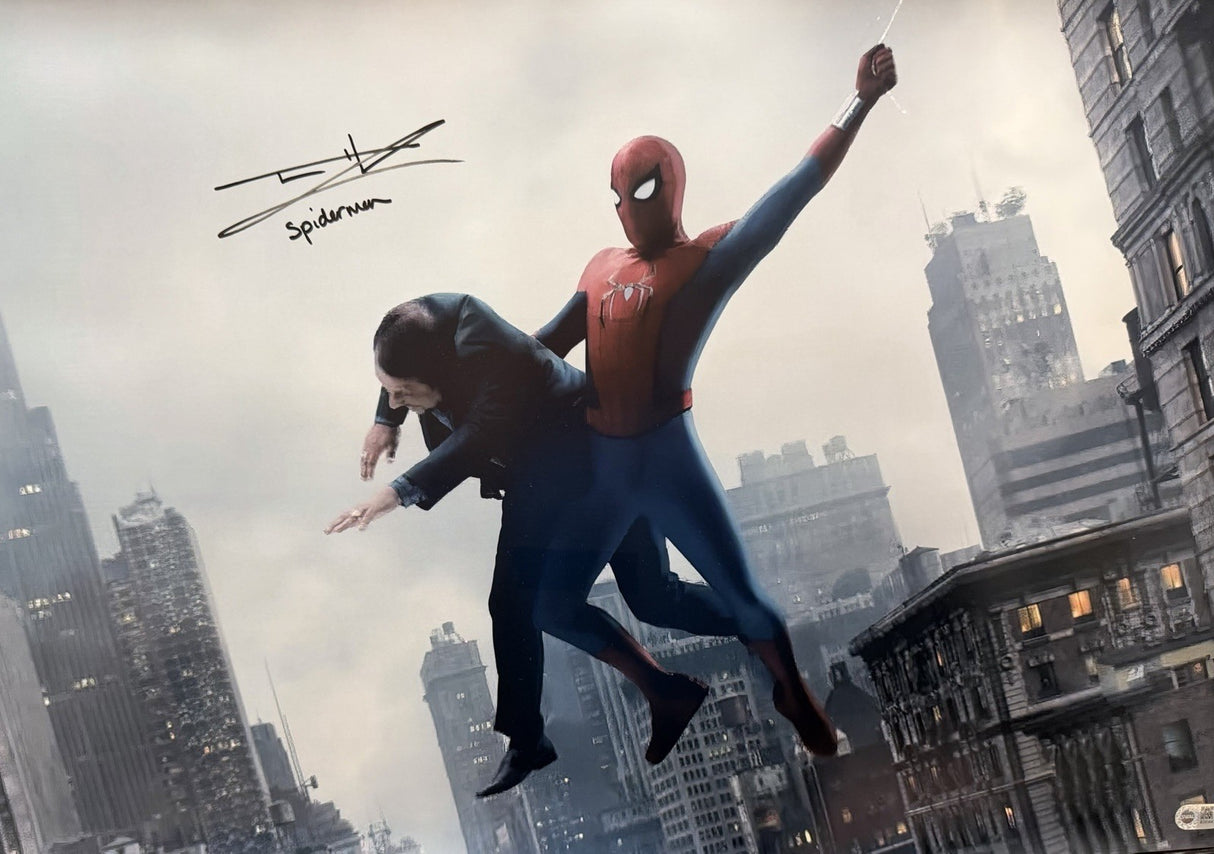 Tom Holland Spider-Man Brand New Day Signed 20x30 Photo SWAU Holo AF #15 