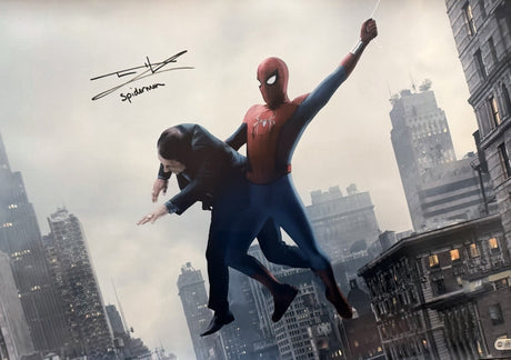 Tom Holland Spider-Man Brand New Day Signed 20x30 Photo SWAU Holo AF #15 