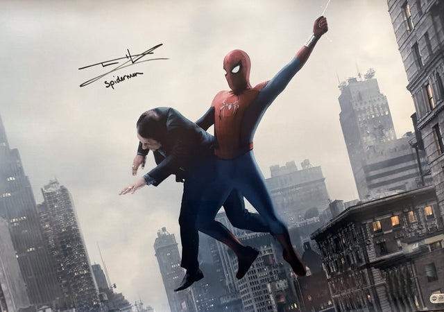 Tom Holland Spider-Man Brand New Day Signed 20x30 Photo SWAU Holo AF #15 