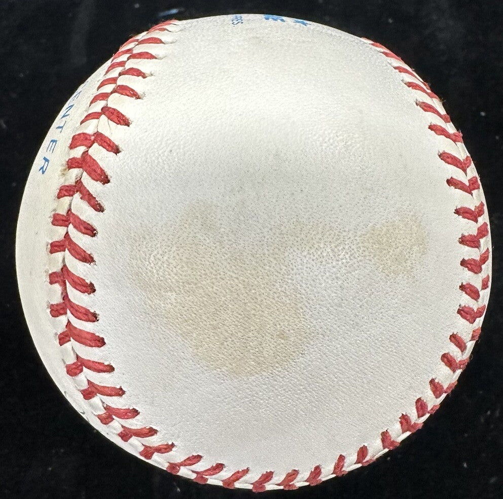 Mickey Mantle  3’s Tom Catal (The Que*r) Signed Baseball JSA LOA