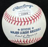 Paul Molitor Draft Pick MLB Debut Signed Brewers 50th Logo Baseball JSA