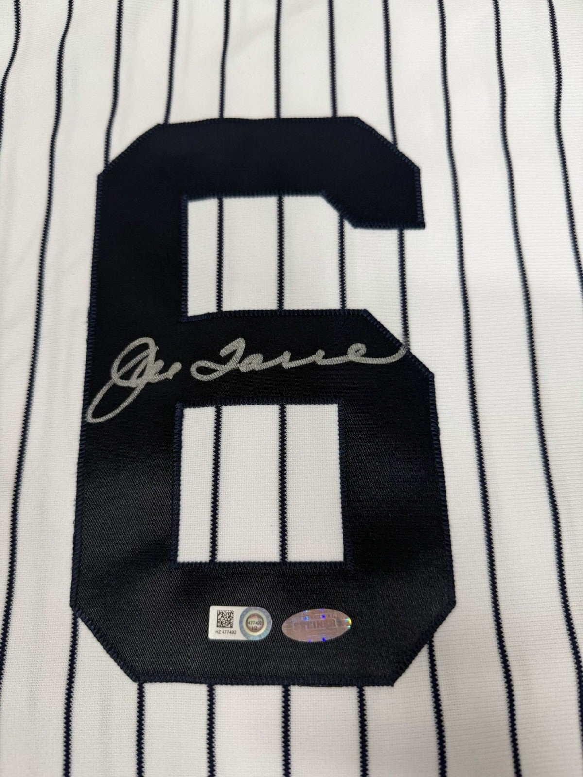 Joe Torre Signed Authentic Majestic Yankees Jersey MLB Holo Steiner