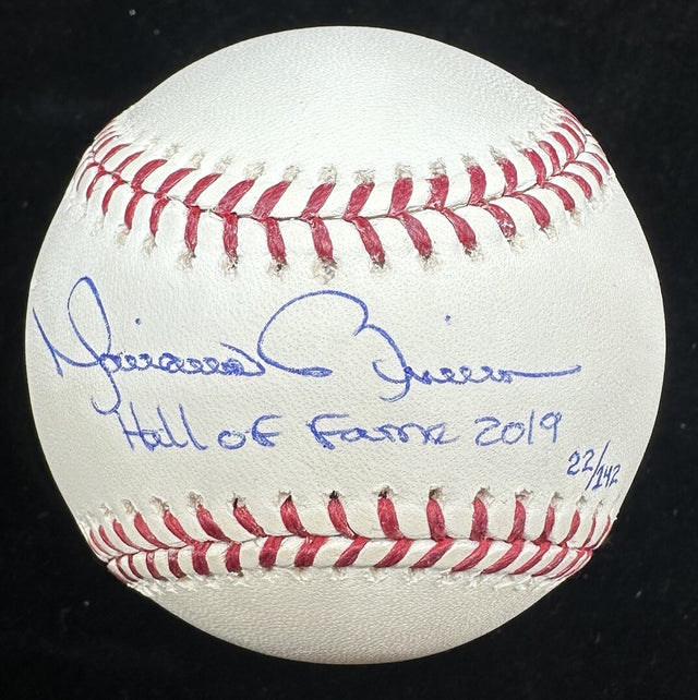 Mariano Rivera Hall Of Fame 2019 Signed Baseball Steiner Sports LE 22/142 
