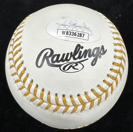 Alex Rodriguez 2x GG Signed Gold Glove Logo Baseball JSA