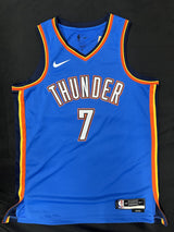 Chet Holmgren 2022 #2 Pick Signed OKC Thunder Swingman Jersey Beckett Witness 