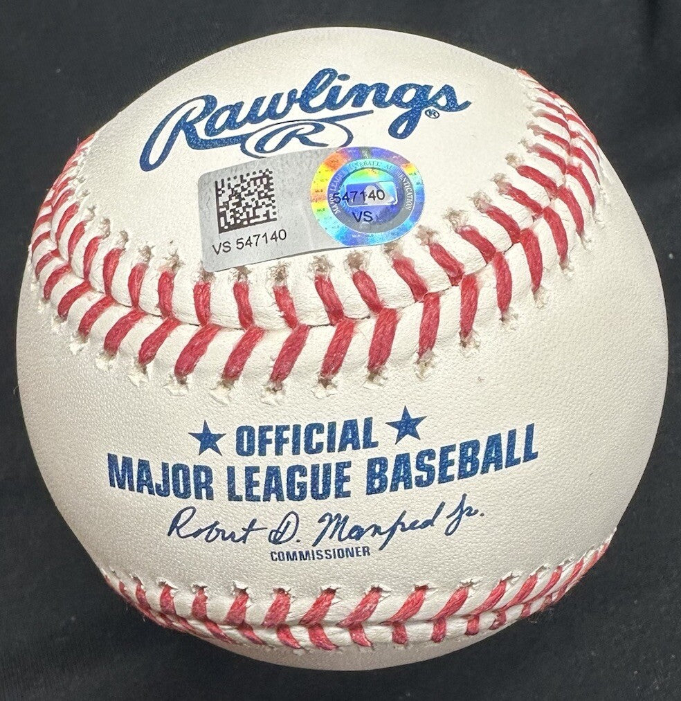 Mike Trout Angels All Time HR Leader Signed Baseball MLB Holo 