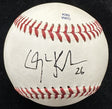 Clayton Kershaw Signed Minor League Signature Midwest League Baseball JSA