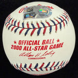 Derek Jeter 00 ASG MVP Signed 2000 All Star Game Logo Baseball MLB Holo