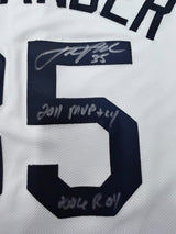 Justin Verlander 11 MVP & CY 06 ROY Signed Majestic Authentic Tigers Jersey PSA