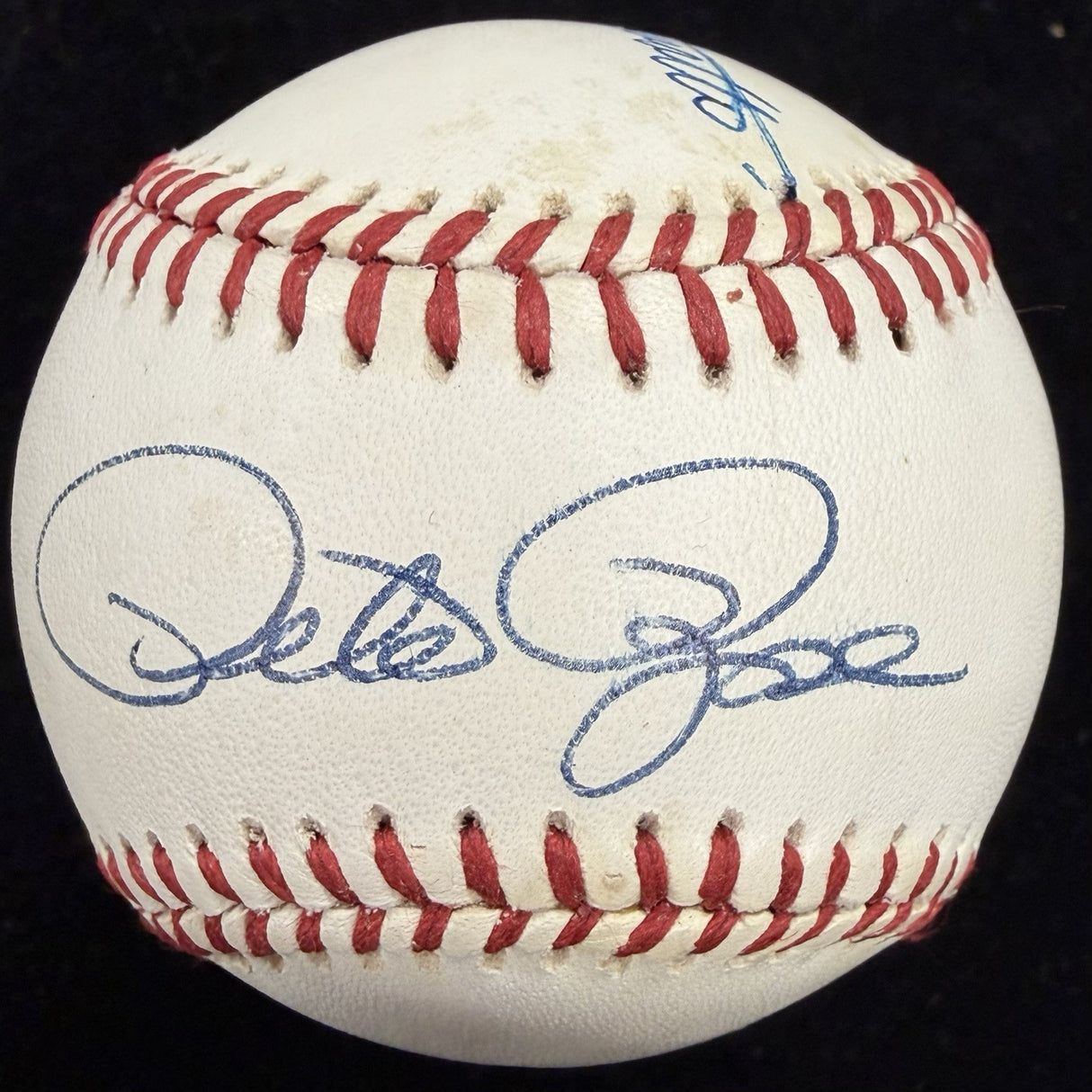 Pete Rose Bart Giamatti Dual Signed Baseball JSA