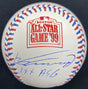 Vladimir Guerrero 1st ASG Signed 1999 All Star Game Logo Baseball JSA