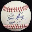 Pedro Martinez HOF 15 Signed Baseball Beckett