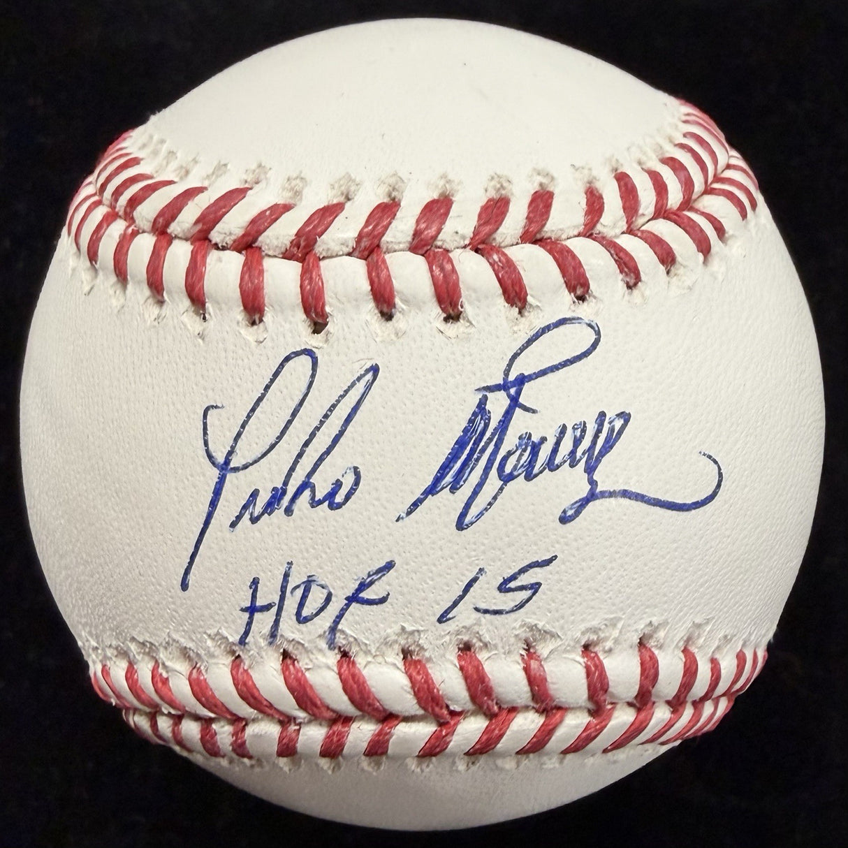 Pedro Martinez HOF 15 Signed Baseball Beckett