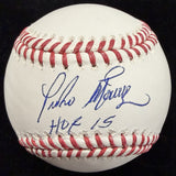 Pedro Martinez HOF 15 Signed Baseball Beckett