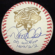 Derek Jeter 00 WS MVP .409/2/2 Signed 2000 World Series Stat Baseball MLB Holo