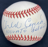 Orlando Cepeda Novato Del Ano 59 (ROY) Signed Baseball JSA