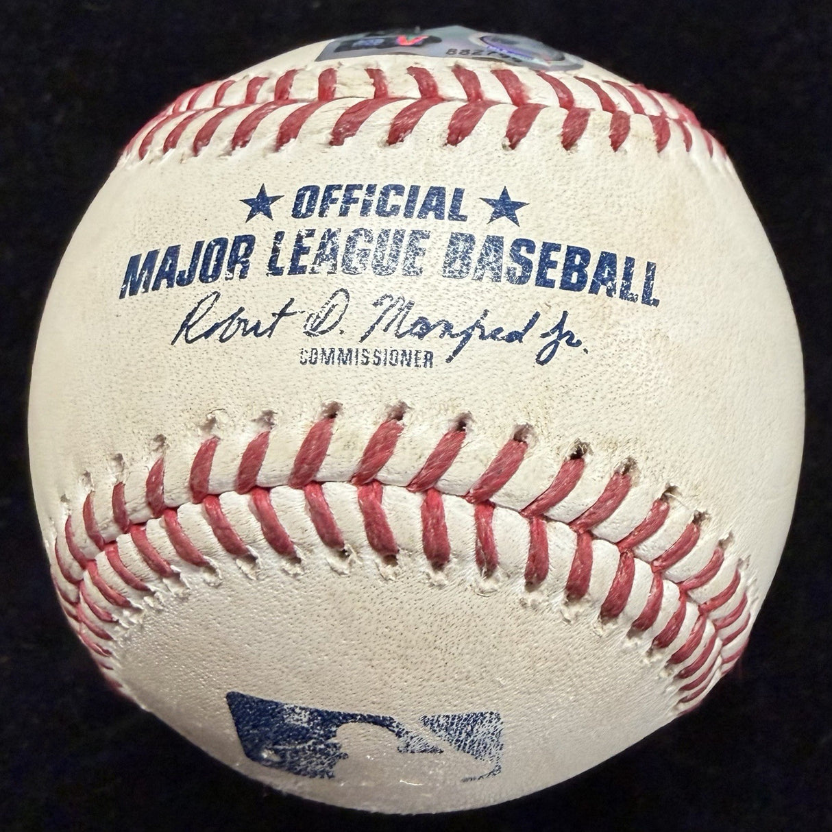 Aaron Judge 2025 Game Used Career Hit Single Signed Baseball MLB Holo Fanatics 