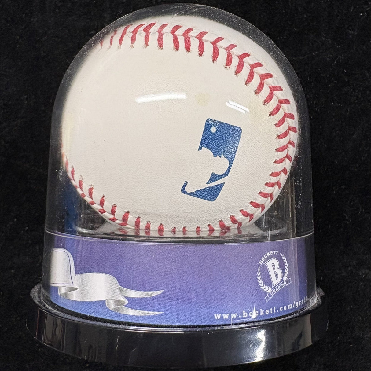 Aaron Rodgers Signed Baseball BAS Encapsulated Graded 9