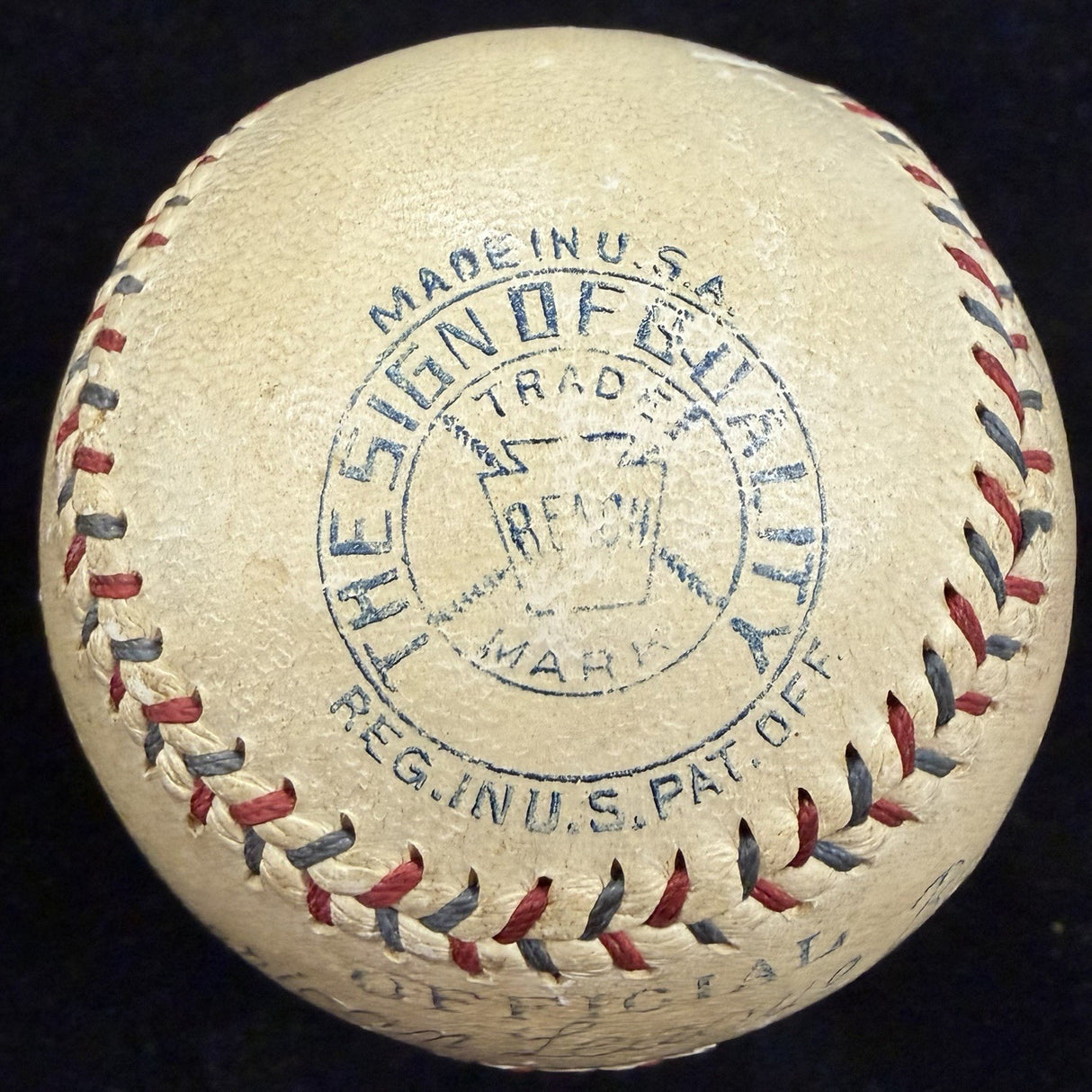 Babe Ruth Single Signed OAL Reach Baseball PSA/DNA LOA