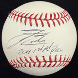 Francisco Lindor 2011 1st Rd Pick Signed Baseball JSA