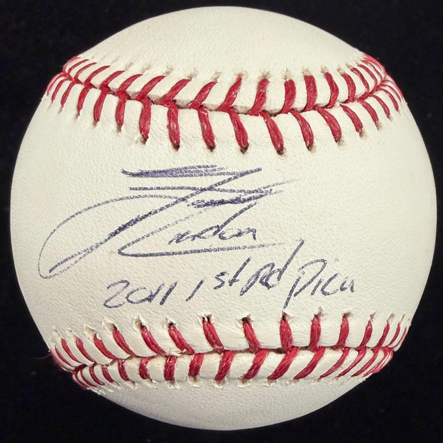 Francisco Lindor 2011 1st Rd Pick Signed Baseball JSA