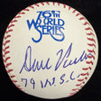 Dave Parker 79 WSC Signed 1979 World Series Logo Baseball JSA