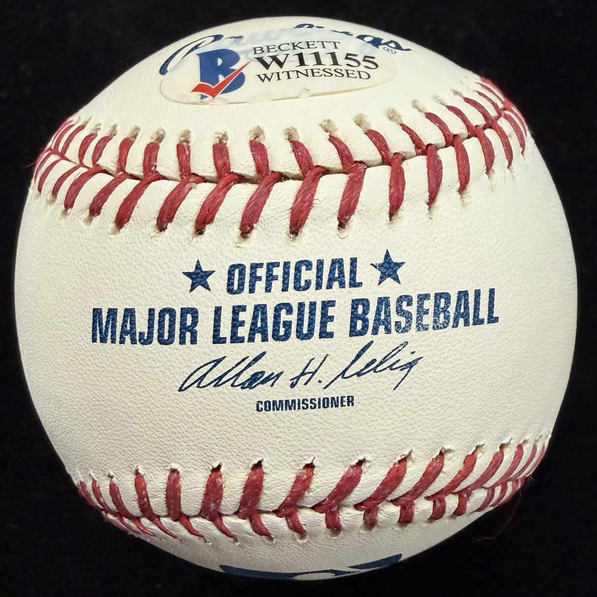 Albert Pujols 1st HR 4/6/01 Signed Baseball Beckett Witness Holo