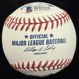 Albert Pujols 1st HR 4/6/01 Signed Baseball Beckett Witness Holo