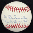 Duke Snider The Silver Fox Signed Nickname Baseball Beckett Hologram