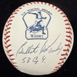 Bullet Bob Turley 58 CY Signed Cy Young Logo Baseball JSA