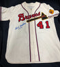 Eddie Mathews 512 HR Signed Authentic Braves M&N Jersey PSA/DNA LOA