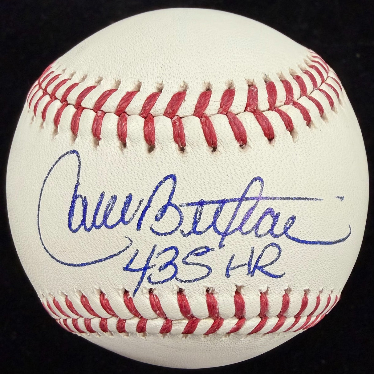 Carlos Beltran 435 HR Signed Baseball Beckett Witness Holo