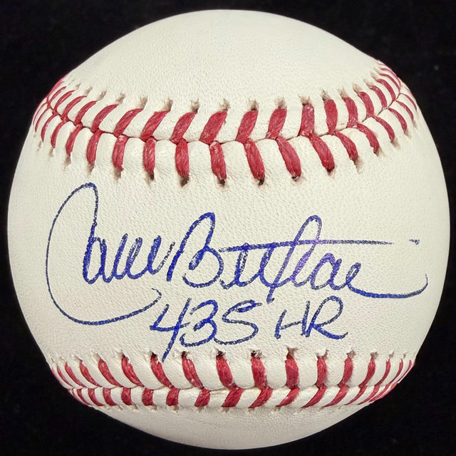 Carlos Beltran 435 HR Signed Baseball Beckett Witness Holo
